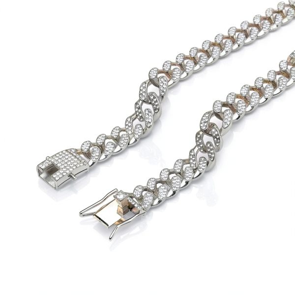 THAMIAO Dog Collar Chain Zinc Alloy Silver Gold Rosegold-5