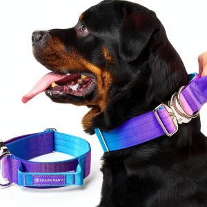 Spark Paws Tactical Dog Collar Heavy Duty Nylon Handle-0