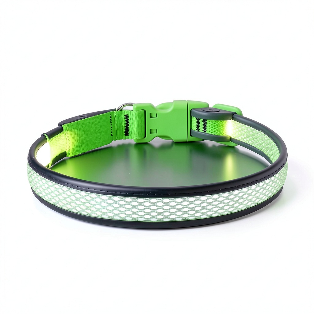 Brightest LED Dog Collar in action