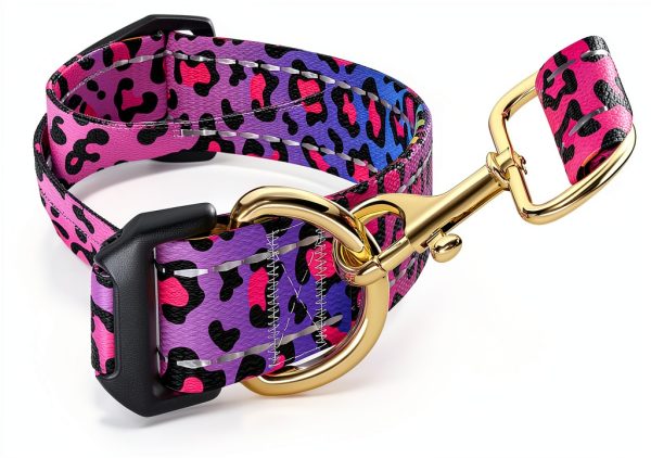 TMOODEL Dog Collar Reflective Nylon-4