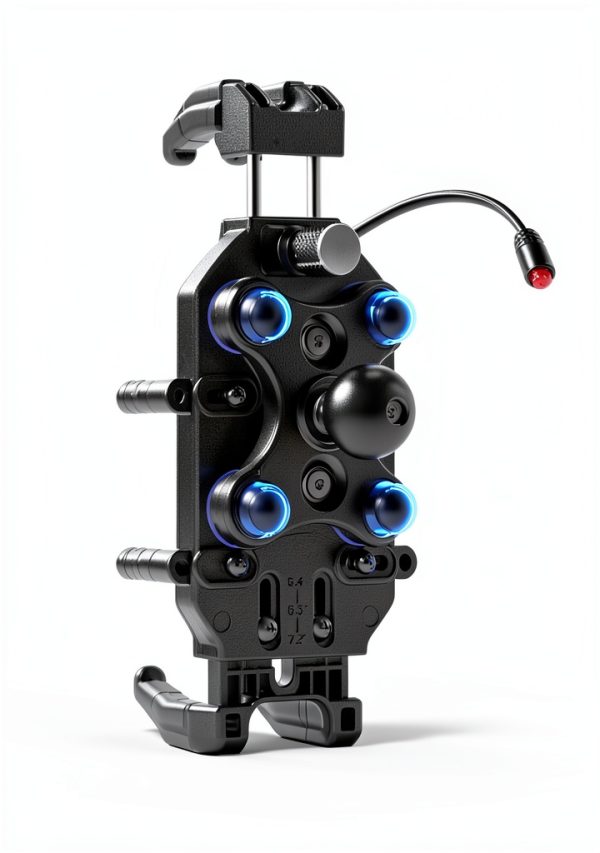 Motorcycle Phone Mount BRCOVAN M26-A IP66 Waterproof Qi 15W Charger-6