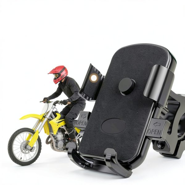 ZMDCAM Motorcycle Tablet Holder 360° Adjustable One‑Click Auto‑Lock-3