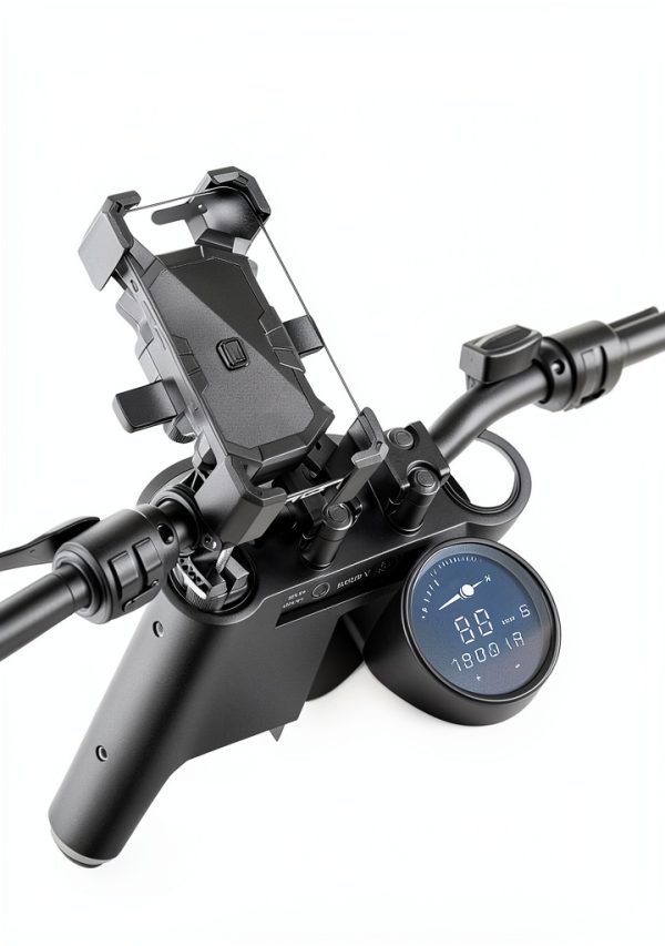 Delobon Bike Phone Mount Rotatable Quick Lock Black 360°-1