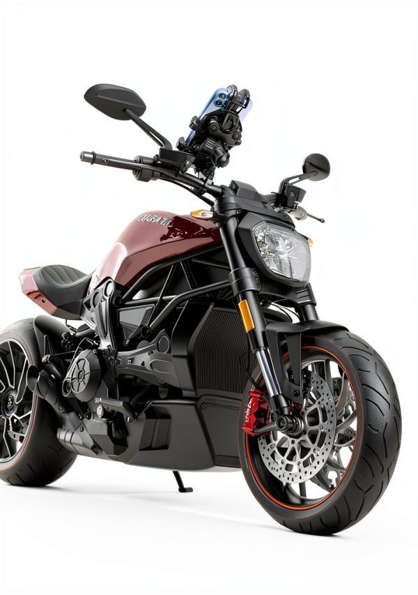 Motorcycle Phone Holder BRCOVAN Adjustable Vibration Dampener BKW-1-6