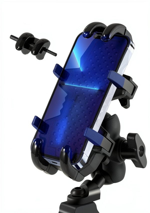 UTV Phone Holder ZIDIYORUO Aluminum Adjustable 360 Rotation Mount-6