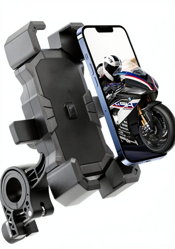 Delobon Bike Phone Mount Rotatable Quick Lock Black 360°-0