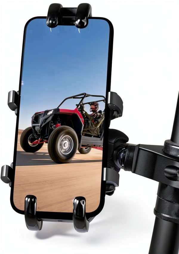 UTV Phone Holder ZIDIYORUO Aluminum Adjustable 360 Rotation Mount-0