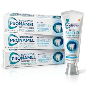 Sensodyne Pronamel Active Shield Whitening Toothpaste 3 Pack 3.4 oz-0