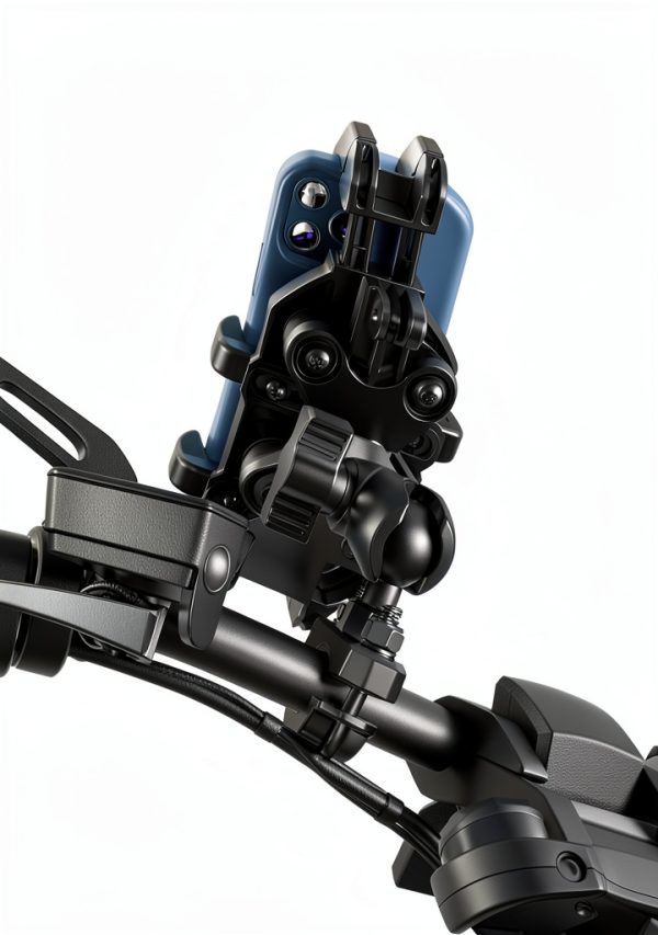 Motorcycle Phone Holder BRCOVAN Adjustable Vibration Dampener BKW-1-1