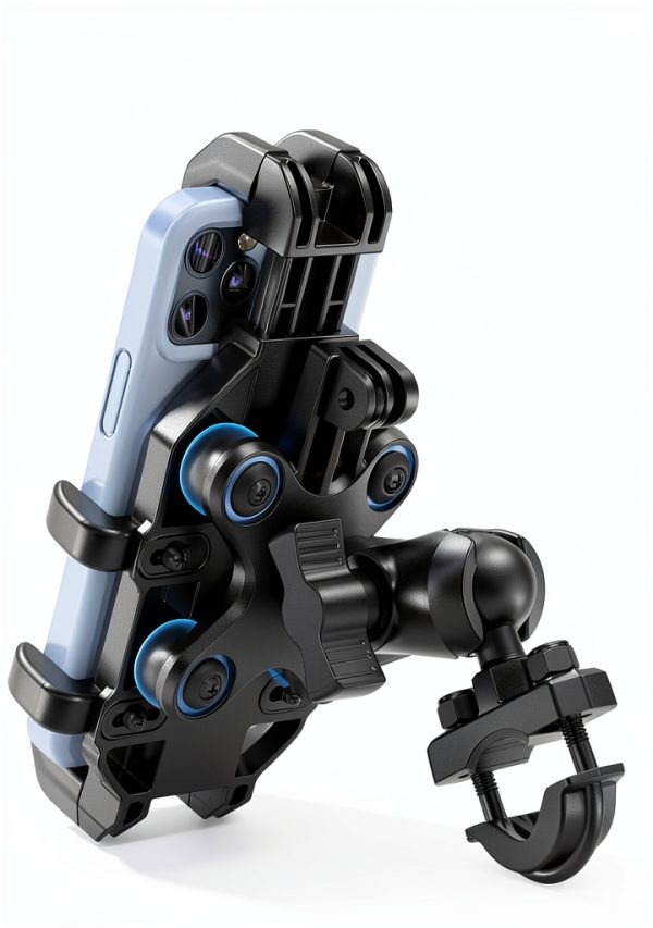 Motorcycle Phone Holder BRCOVAN Adjustable Vibration Dampener BKW-1-3