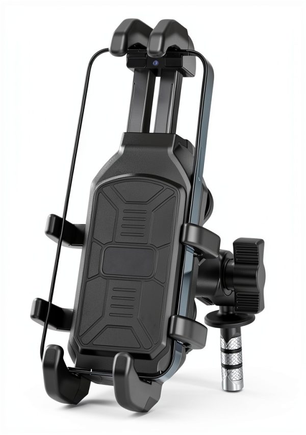 Motorcycle Phone Mount BRCOVAN Adjustable Vibration Dampener Black-2
