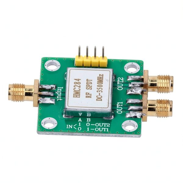 Eujgoov DC‑3500MHz RF Switch HMC284 PCB SPDT Single Pole Double Throw-8