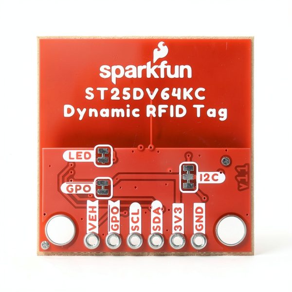 SparkFun Qwiic Dynamic NFC RFID Tag ST25DV64KC 64K EEPROM GPO Pin-2