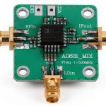 RF Mixer Module, Easy to Use, DC Offset, -10 dBm LO Power, HF VHF Receiver, Quadrature Demodulation, 1-500MHz RF IF LO, 24 dBm 3rd Order, for DC Baseband Conversion, Single-Ended Supply-0