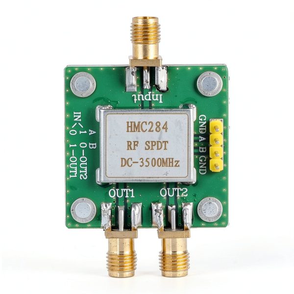 Eujgoov DC‑3500MHz RF Switch HMC284 PCB SPDT Single Pole Double Throw-0