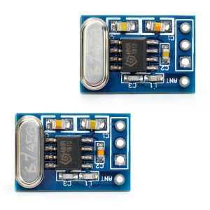 2Pcs SYN480R 433MHz Receiver Transmitter Module - Ask/OOK Technology, Crystal Oscillator for Remote Controls Automation Systems-0