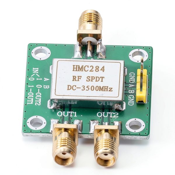 Eujgoov DC‑3500MHz RF Switch HMC284 PCB SPDT Single Pole Double Throw-6