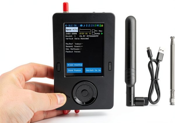 HackRF One icikit SDR Kit 1MHz-6GHz with Portapack H4 Black Case-3
