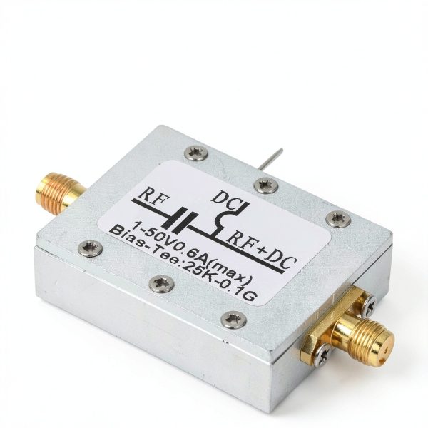 Ciglow Bias Tee Broadband, 25K-100MHz Coaxial Feed RF Broadband Radio Frequency Microwave Coaxial Bias.-7