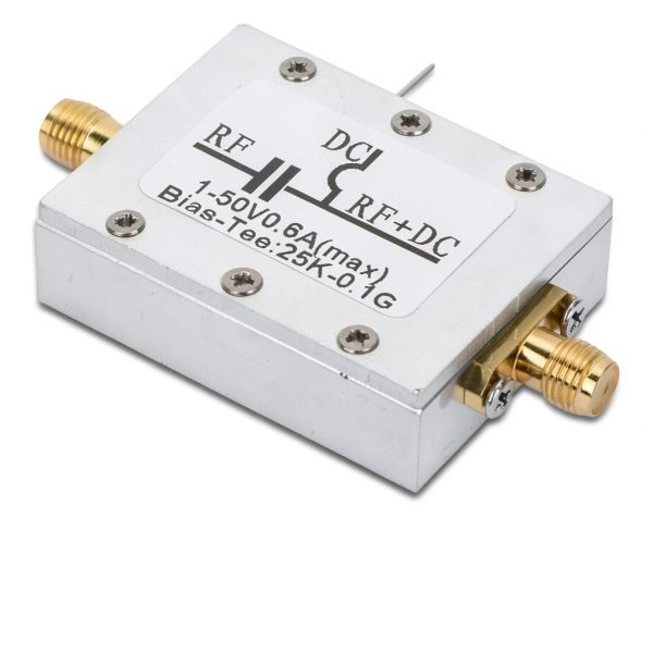 Ciglow Bias Tee Broadband, 25K-100MHz Coaxial Feed RF Broadband Radio Frequency Microwave Coaxial Bias.-4