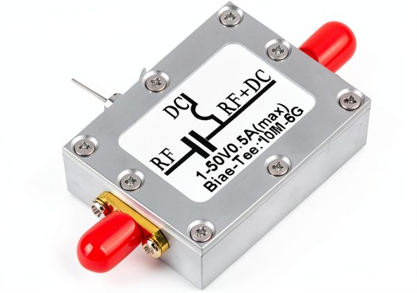 Bias Tee,10MHz-6GHz Bias Tee Broadband Radio Frequency Microwave Coaxial Bias Low Noise Amplifier Module.-0
