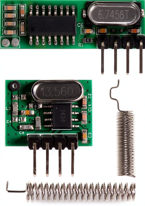 433mhz Wireless RF Transmitter & Receiver 5pcs Kit by QCCAN Arduino-1