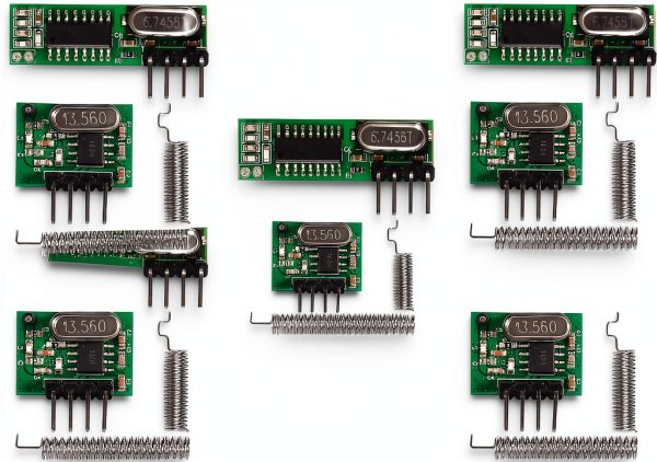433mhz Wireless RF Transmitter & Receiver 5pcs Kit by QCCAN Arduino-0
