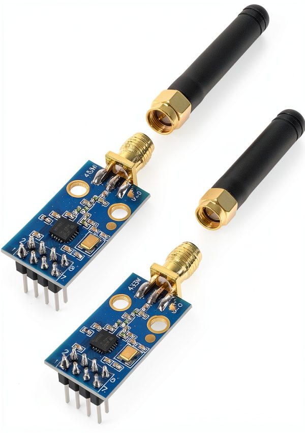 CC1101 Wireless Module DWEII 2-Set with SMA Antenna 315/433/868/915MHz-0