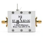 Ciglow Bias Tee Broadband, 25K-100MHz Coaxial Feed RF Broadband Radio Frequency Microwave Coaxial Bias.-0